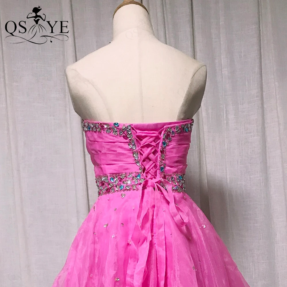 Fuschia Короткое женское коктейльное платье трапециевидной формы для принцессы