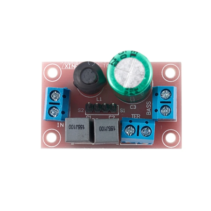 

Ajustable Treble Bass 2 Way Audio Frequency Divider Speaker Crossover Filters