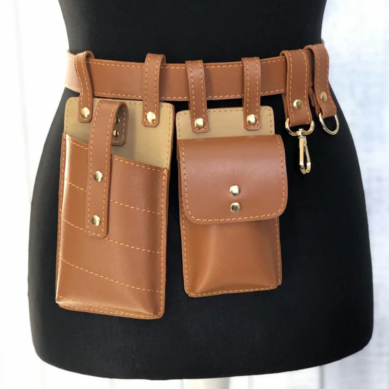 

Ретро-чехол для сотового телефона в стиле стимпанк, кожаный кошелек в стиле викингов, рыцарская поясная кобура с пиратами, аксессуар для женщин и мужчин