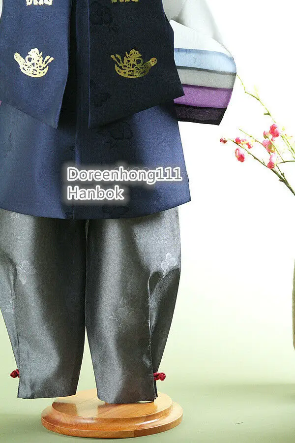 Корейский Традиционный ханбок для маленьких мальчиков день рождения корейский