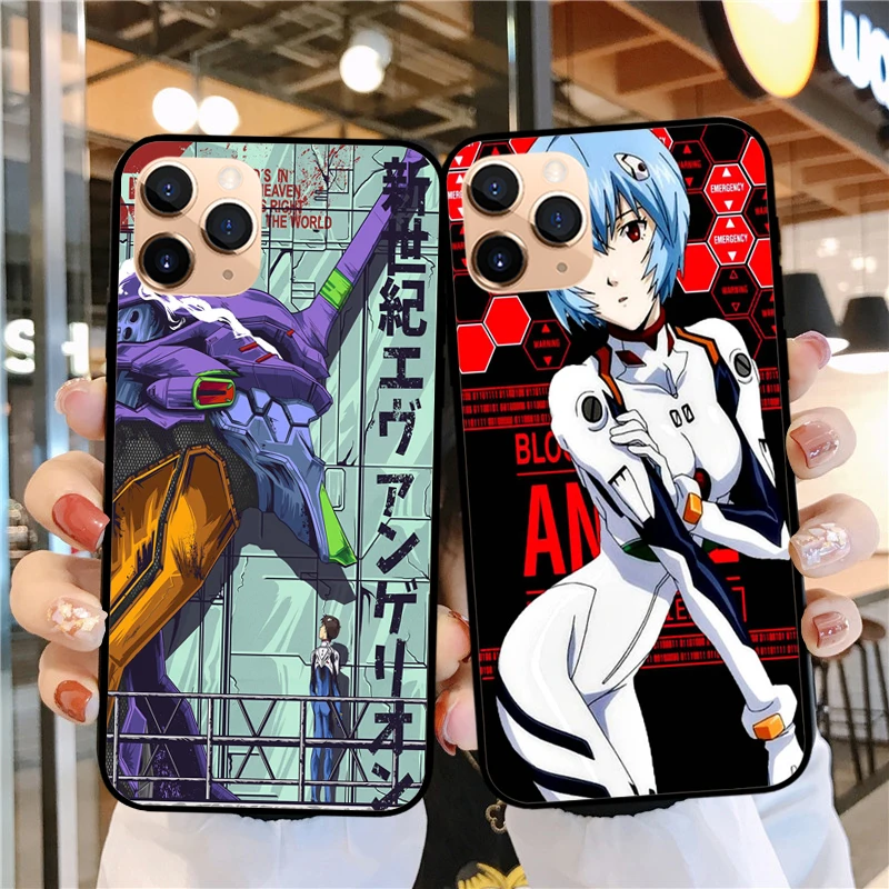 Genesis Evangelion NGE EVA силиконовый чехол для телефона с рисунком iPhone 11 Pro Max SE 2020 8 6 7Plus XR XS
