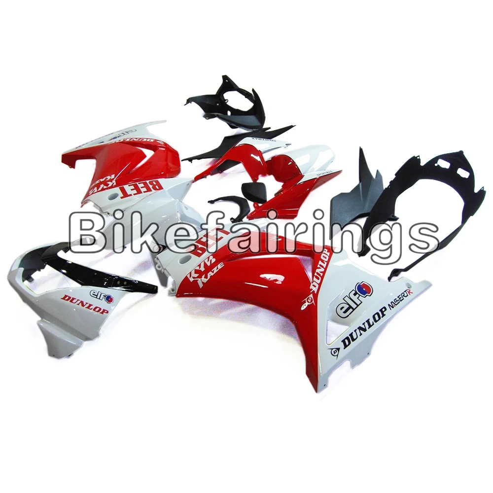 Красный белый Обтекатели для мотоциклов комплект EX250R / Ninja 250 2008 2009 2010 2011 2012
