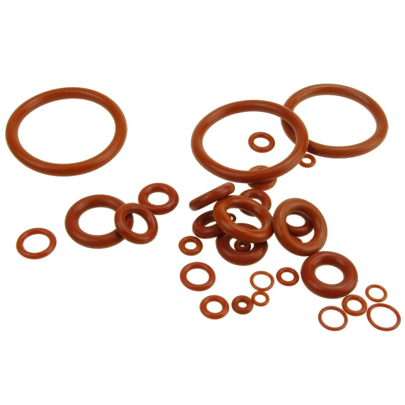 

30pcs Food Grade Red Silicone O-Ring OD 5-35mm Ring Washer Gaskets Wire Dia 1mm Waterproof And Insulated