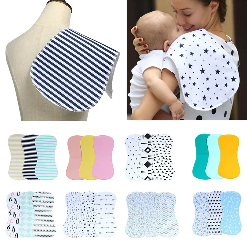 

3PCS/Lot Easy Washable And Dryable Baby Feeding Towels Napkins Baby Spit Milk Pad Newborn Child Handkerchief