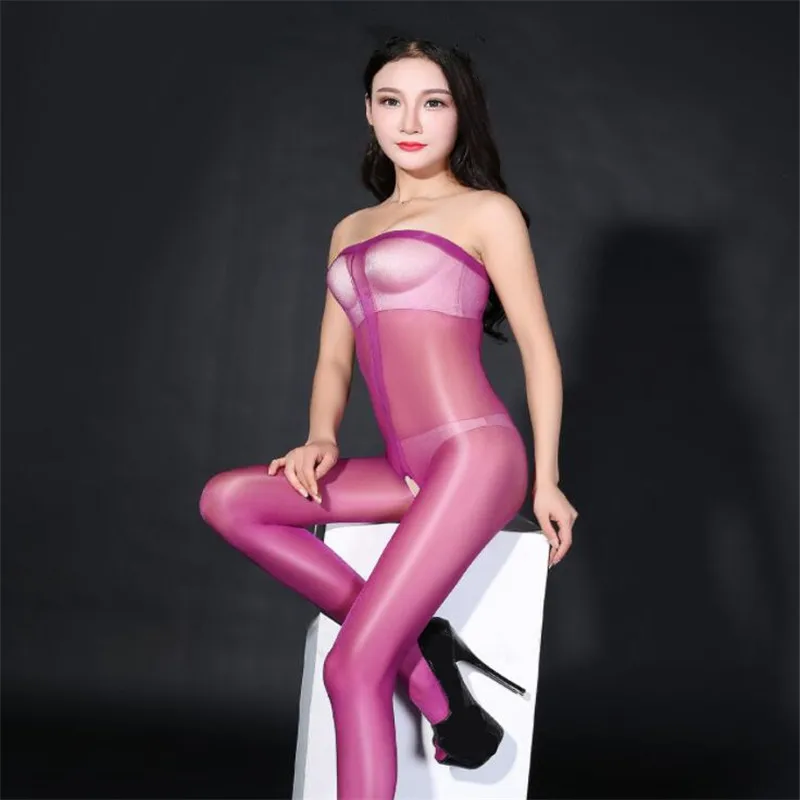 Откровенные Соблазнительные блестящие чулки для тела сиамские Чулки красивых
