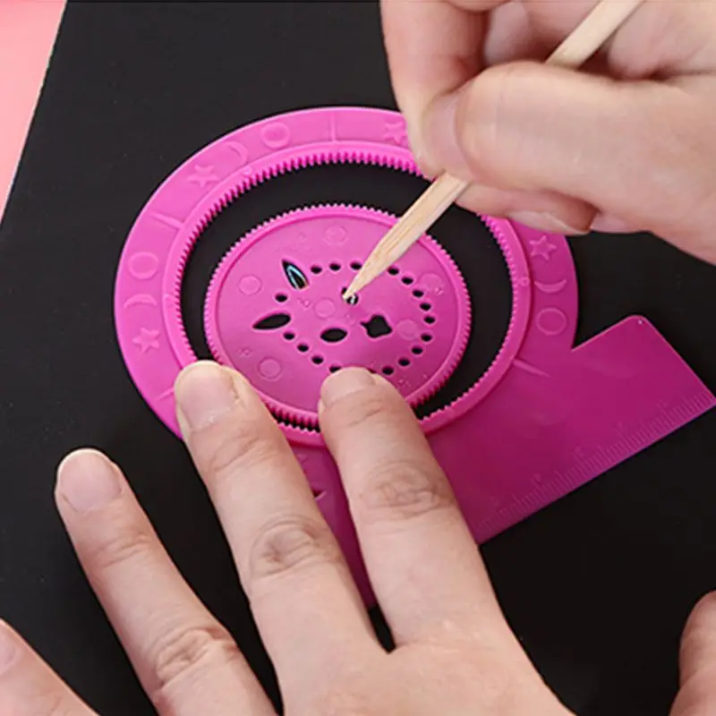 NewKids игрушки для рисования царапина Радуга художественная коробка мини-заметки