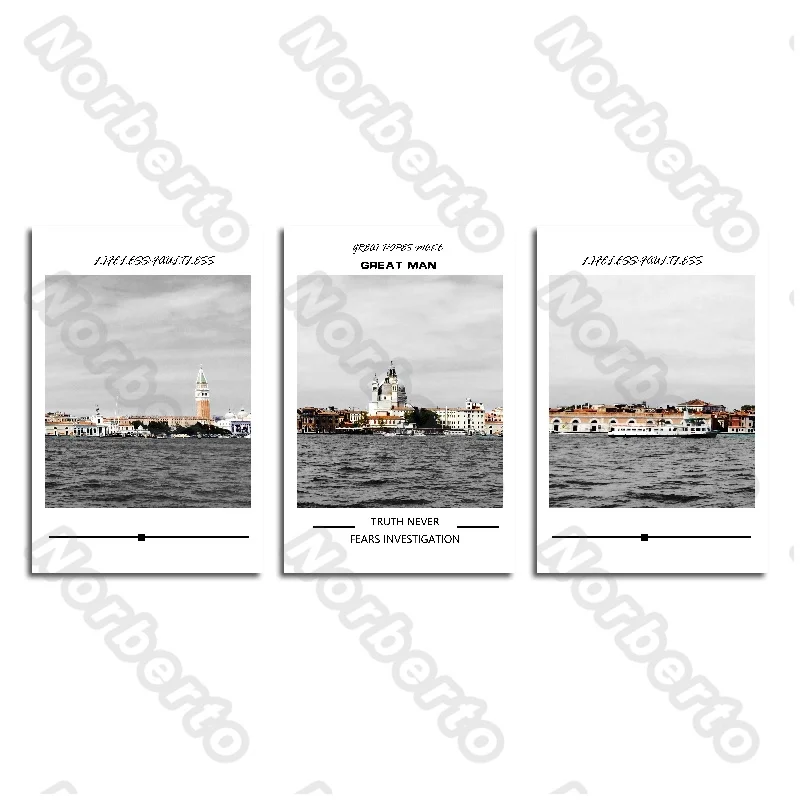 

Venice Landscape Canvas Painting Wall Poster Painting Picture for Living Room Bedroom and Sofa Background Wall Decoration