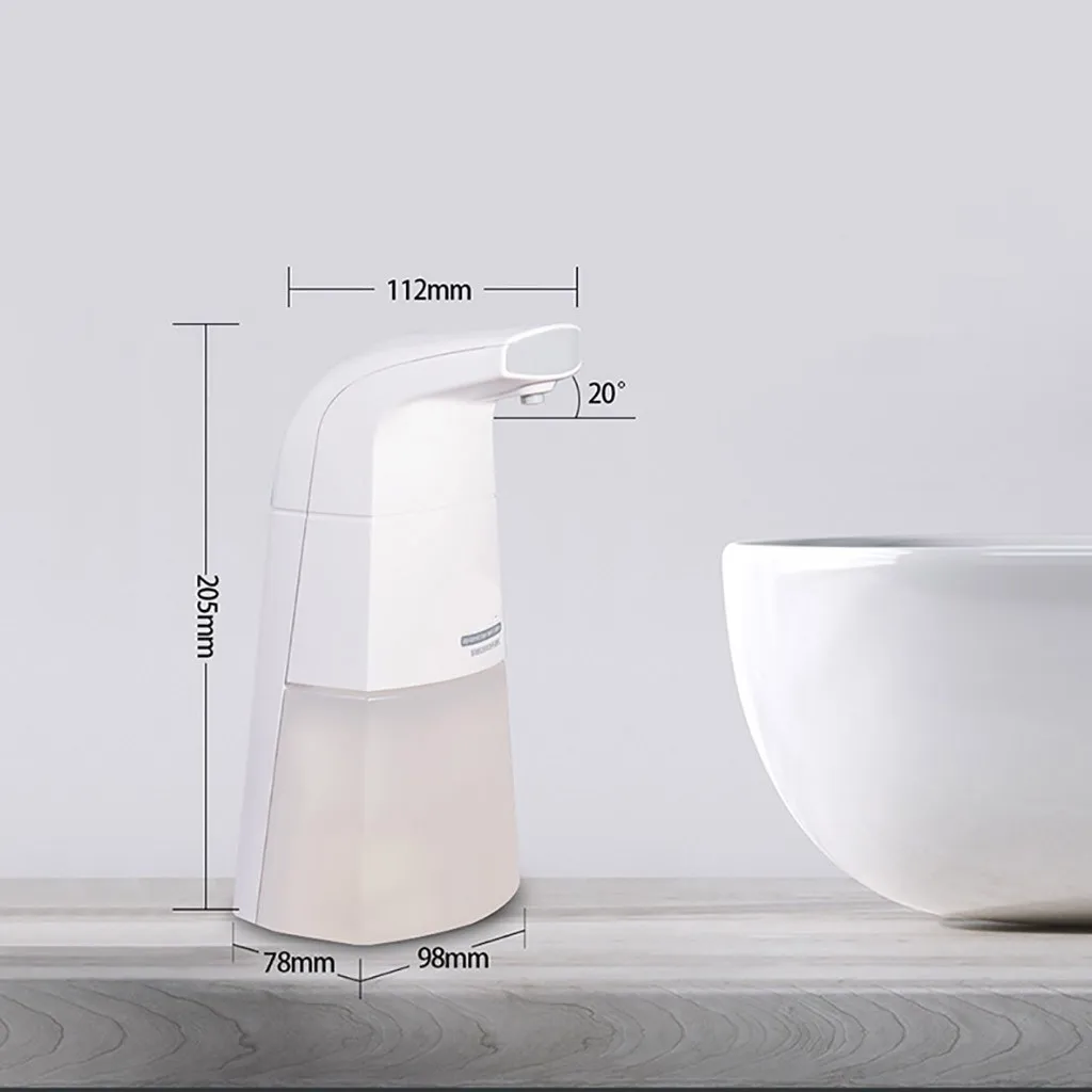 

Intelligent 250mL Liquid Soap Dispenser Automatic Contactless Induction Foam Foaming Hand Washer For Bathroom/Kitchen J80