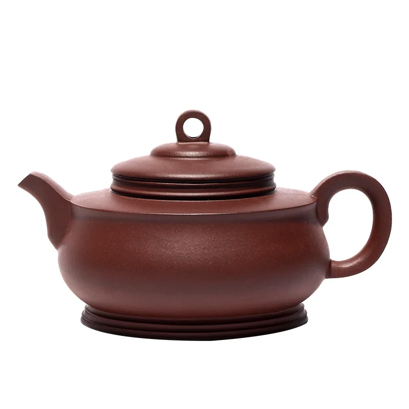 

Famous all handmade purple clay teapot Yixing raw ore Purple mud Pu jade teapot online shop household tea set