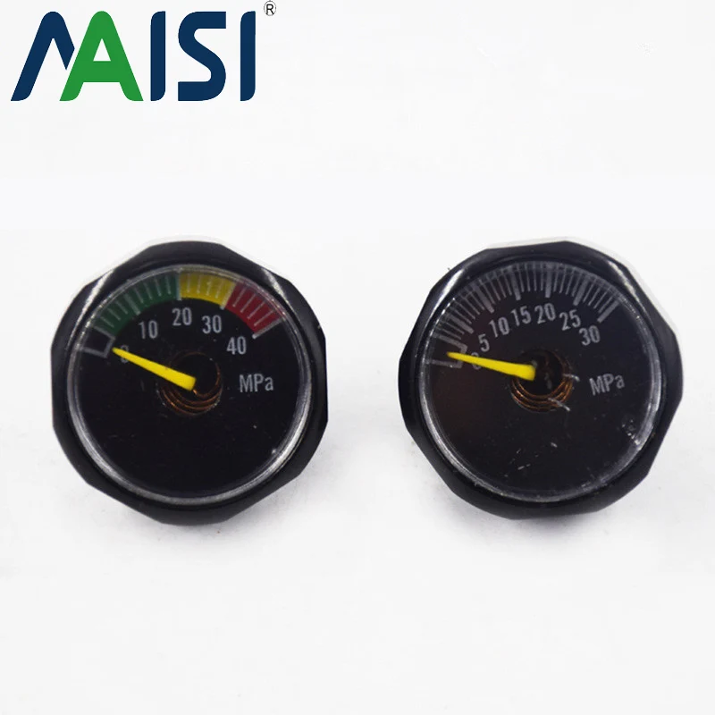 

2PCS 30MPA 40MPA Pressure Gauge High Pressure Mini Gauges Luminous M10X1 Thread