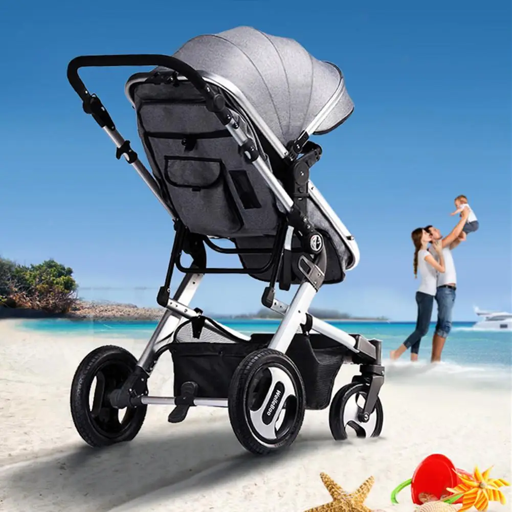 Kidlove Baby 2 в 1 детская коляска складная анти-шок складываемая коляска Высокая land-scape модная коляска