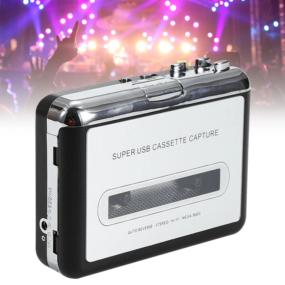 USB кассеты для MP3 конвертер захвата Портативный Аудио Tape to музыкальный плеер