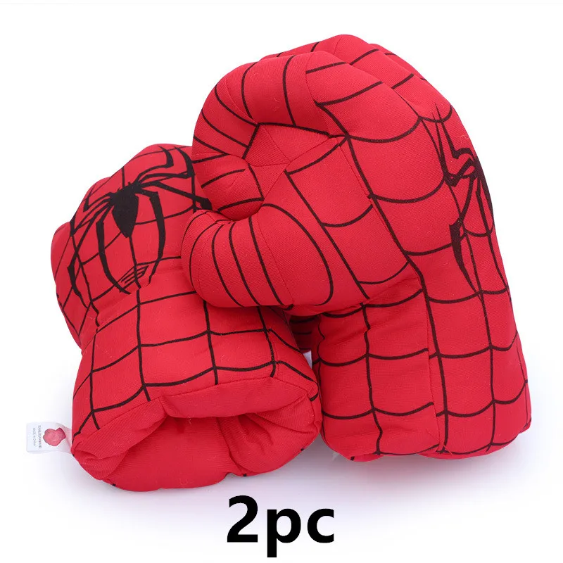 Детские и взрослые перчатки для ролевых игр на Хэллоуин Халк красный пунш