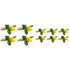 Кольцо для салфеток с имитацией лимонного растения, Пряжка для фруктов и еды, модель отеля, кольцо для салфеток, товары Вечерние