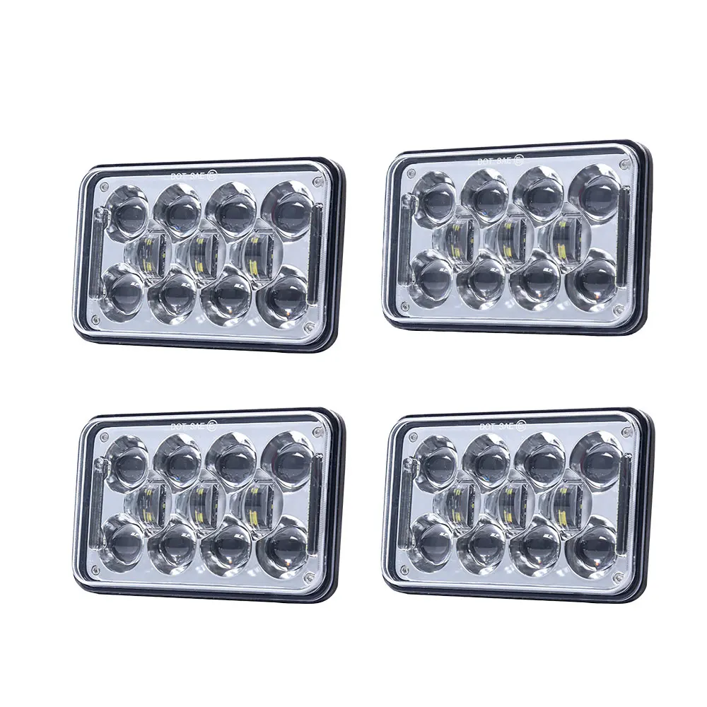 

4x6 Led Headlights Sealed Beam High Low Beam DRL Turn Signal for Kenworth Peterbil Replacement H4651 H4652 H4656 H4666 H6545