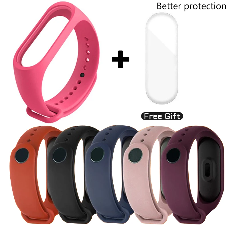 

Ремешок силиконовый сменный для Xiaomi Mi Band 6 5 3 4