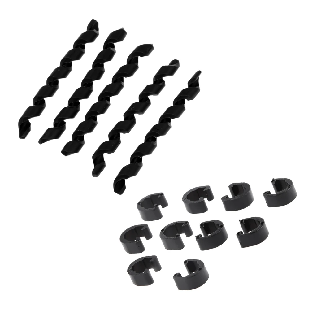 Черный корпус для шоссейного горного велосипеда C-образные зажимы + протектор