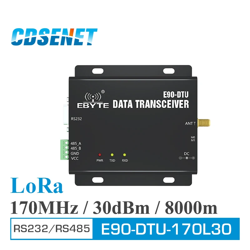 170 МГц LoRa WirelessTransceiver RS232 RS485 1W с большим радиусом действия 8 км rf модуль