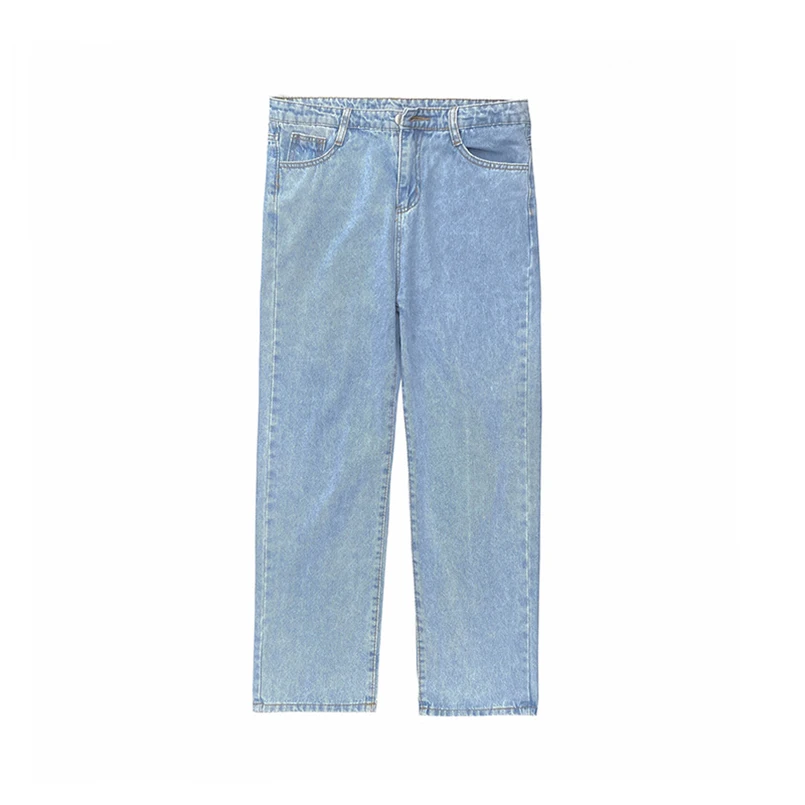 

2021 Denim Male Solid Men Jeans Pockets Slim Straight Man Classic Jean Trousers Male Big Size 5xl