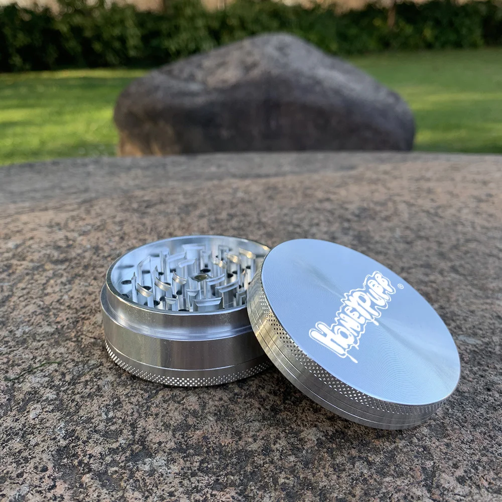 Мельница для табака алюминиевая 75 мм с острыми алмазными зубьями | Дом и сад