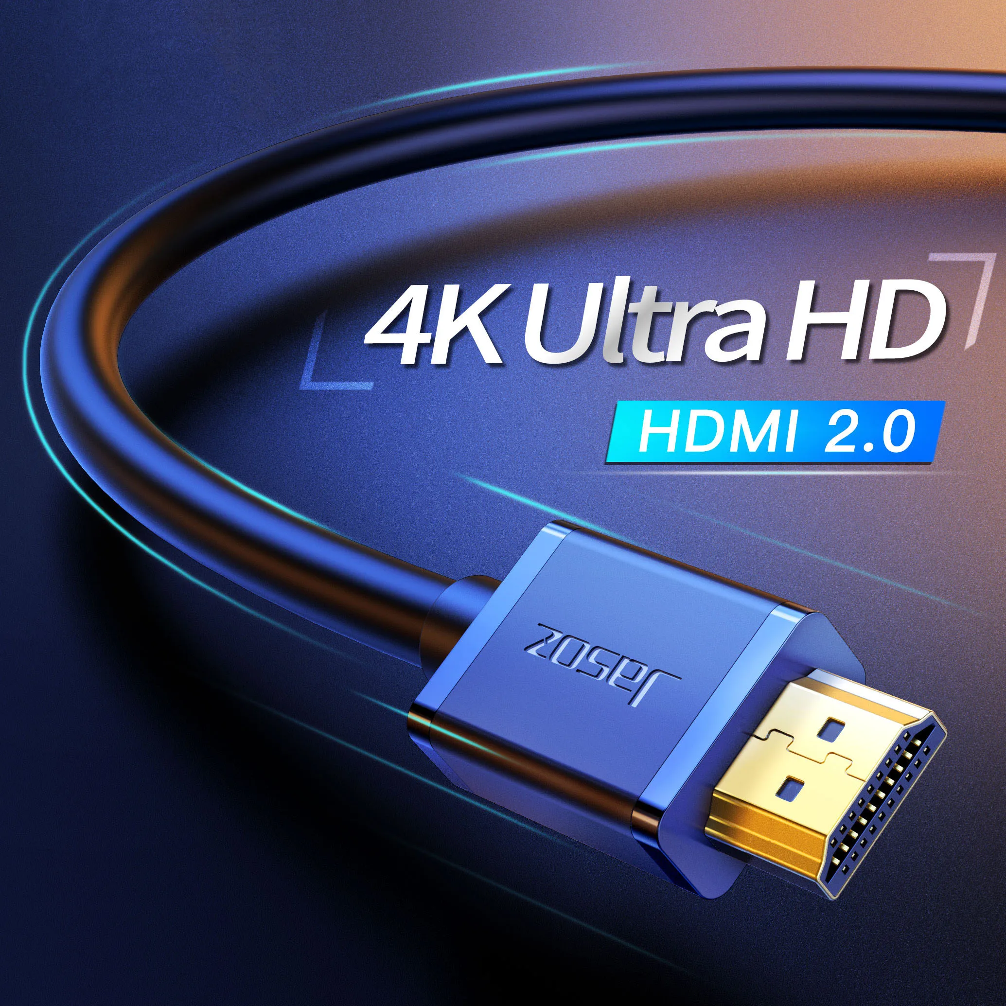 

4K 60Hz HDMI Cable V2.0 Audio Video HDMI to HDMI Cable for PS5 PS4 TV Box Display Projector 4K Splitter Switch Box 1M 3M 5M