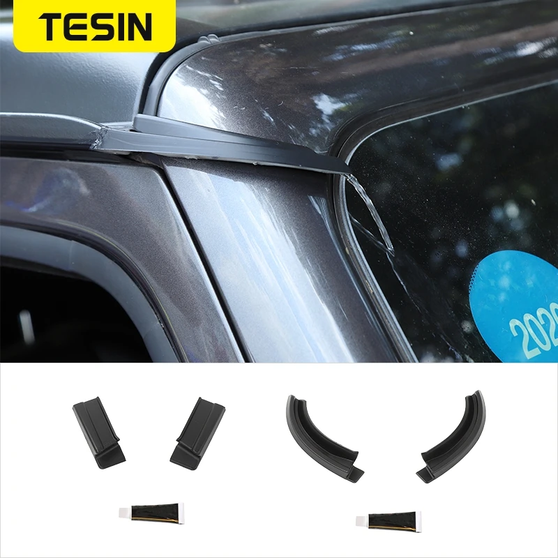 

TESIN Car Roof Drain Rainwater Diversion Assist Extension Drainage Catheter Accessories For Jeep Wrangler JL Gladiator JT 2018+
