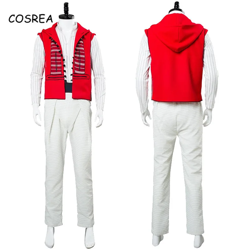 Movie Men Aladdin Costume Prince Cosplay Jasmine Suit Adult Costumes Carnival Party Halloween | Тематическая одежда и