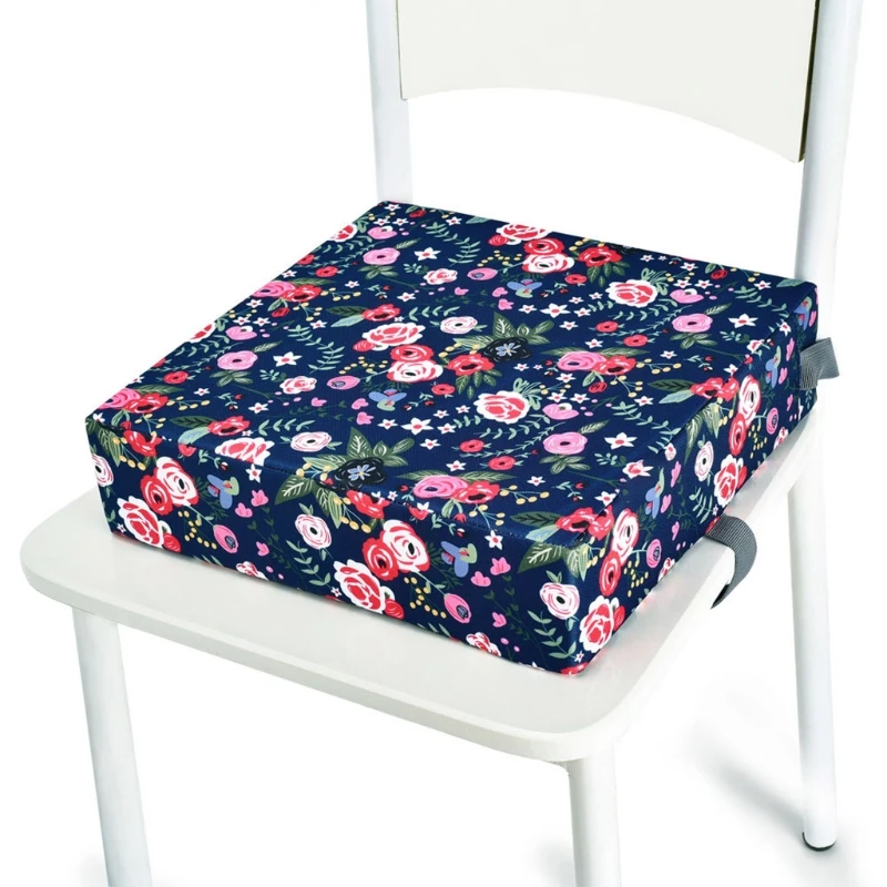 

Children Increased Chair Pad Adjustable Removable Highchair Booster Baby Dining Seat Cushion DXAD