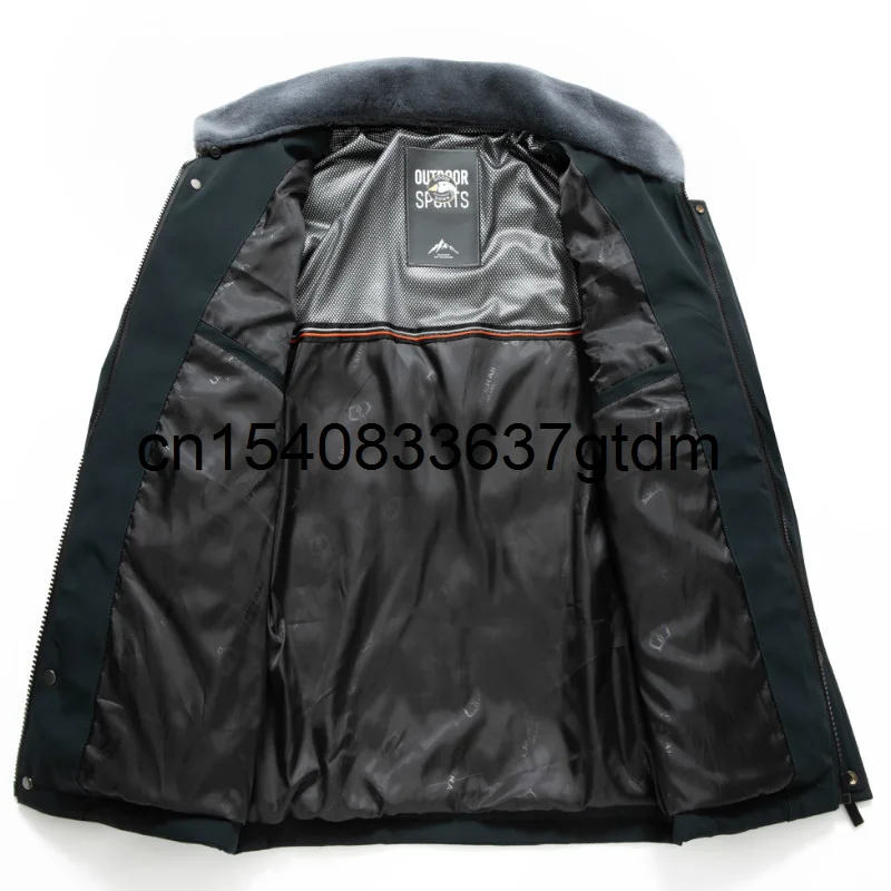 

Winter 2021 new men's fattening plus size down jacket with lapel