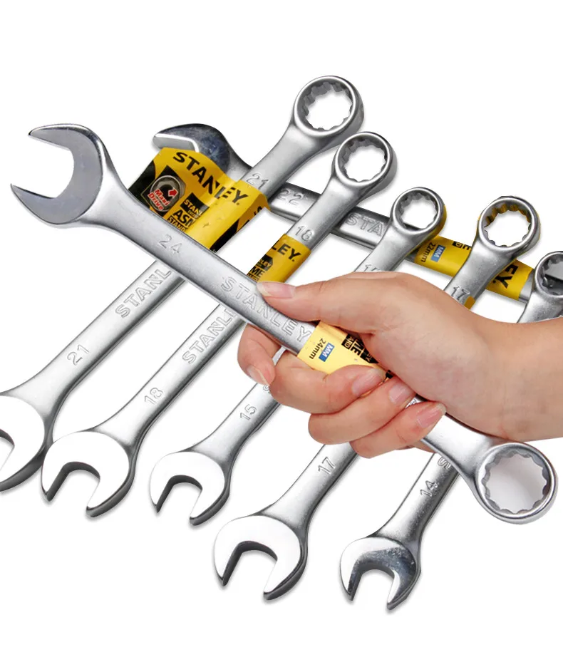 Набор метрических гаечных ключей с храповым механизмом тонкое зубчатое кольцо