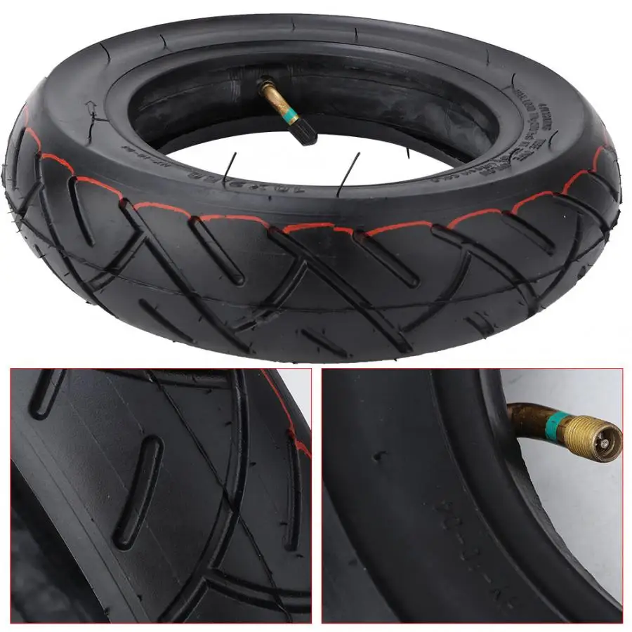 Electric Scooter Tire Inflatable 10 Inch Outer Tire& Inner Tube Set fits for Xiaomi Mijia M365 Electric Scooter e-scooter parts