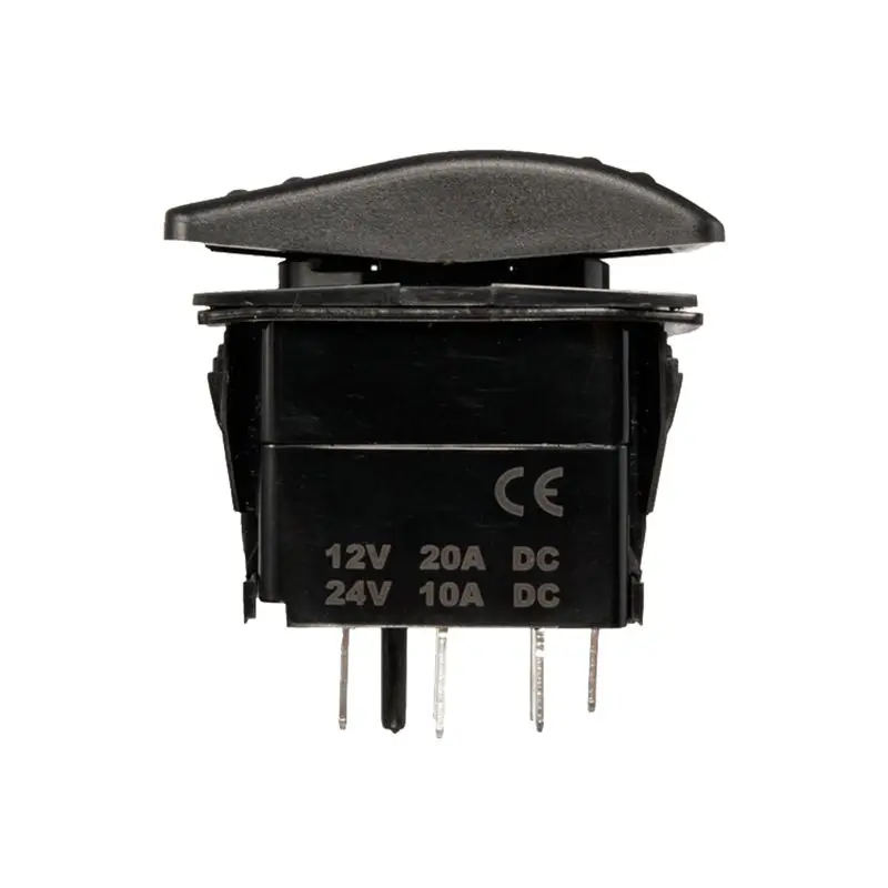12V 20A лебедка в лебедке выход ON-OFF-ON Кулисный Переключатель 7 Pin Светодиодный зеленый