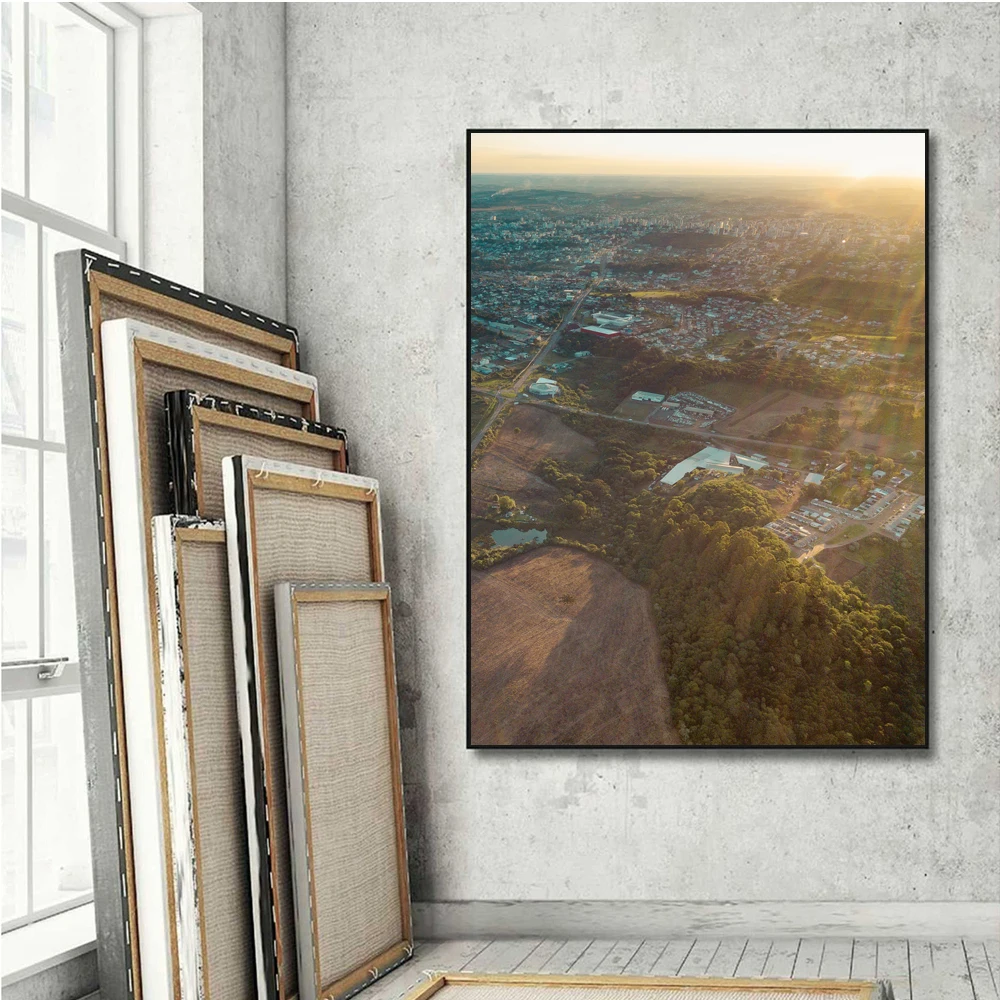 

HD Anime Poster Home Decorative Painting Room Decoration Indie Room Decor Modern Wall Art Demon slayer House Frame