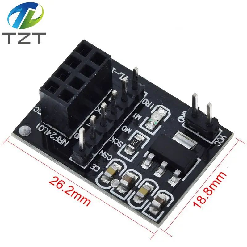 NRF24L01 Беспроводной модуль адаптера 3 V Новый гнездо пластины доска для 8Pin arduino Robot Car