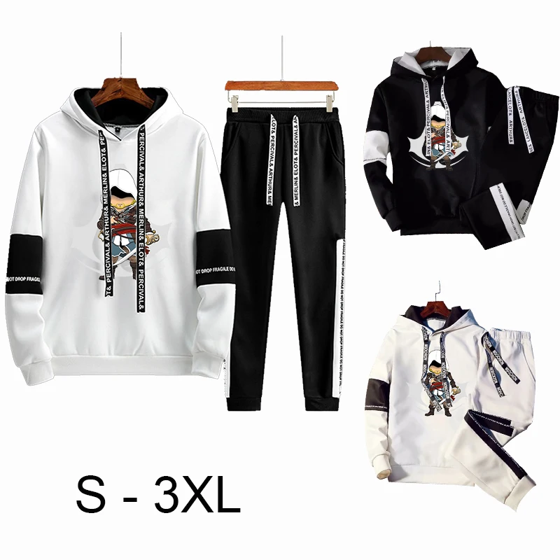 

Костюм спортивный мужской с длинным рукавом и принтом кредо, 2021