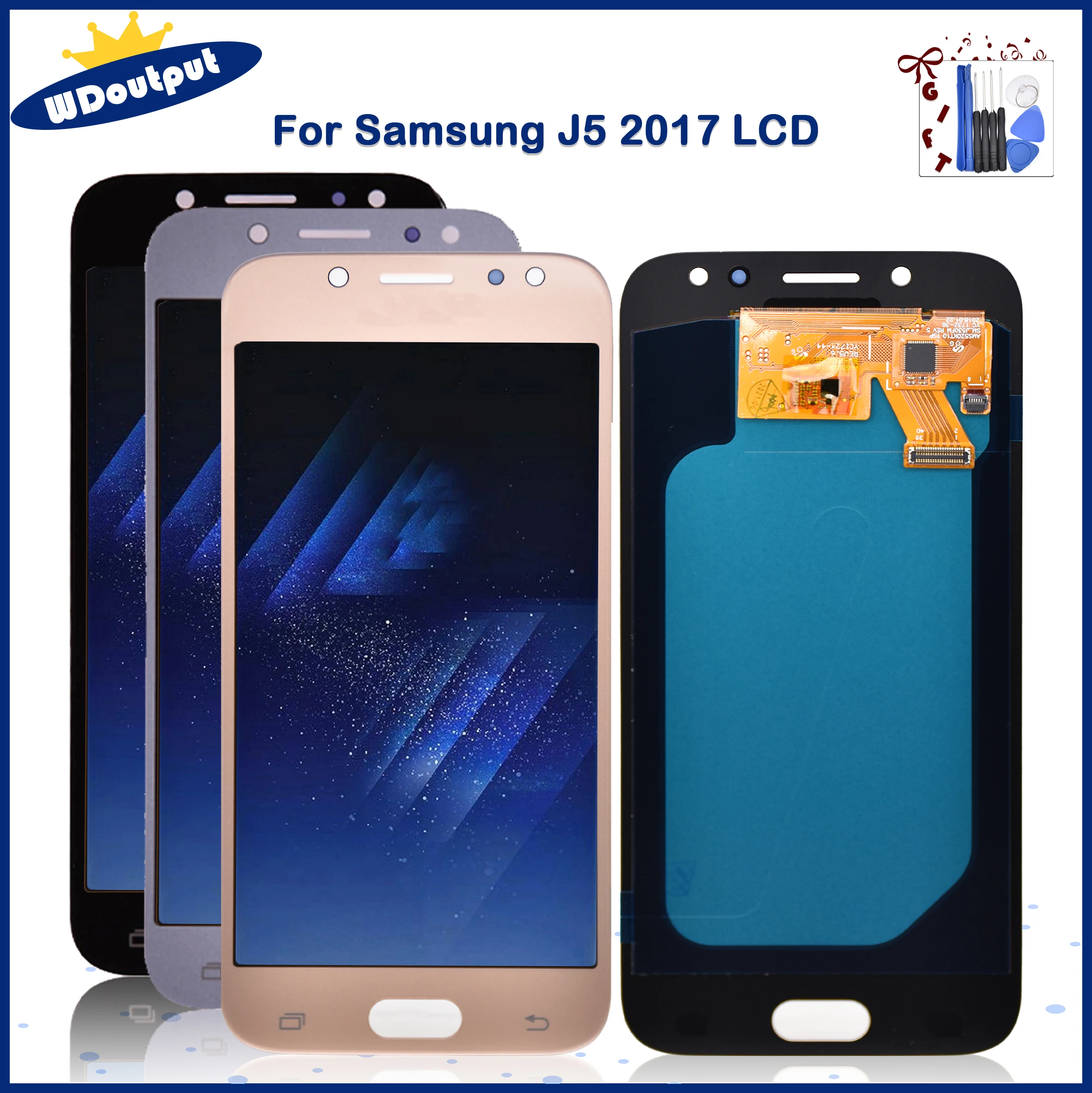 Super AMOLED для Samsung Galaxy J5 2017 J530 ЖК-дисплей с сенсорным экраном для Samsung J5 Pro 2017 SM-J530F дисплей запасные части