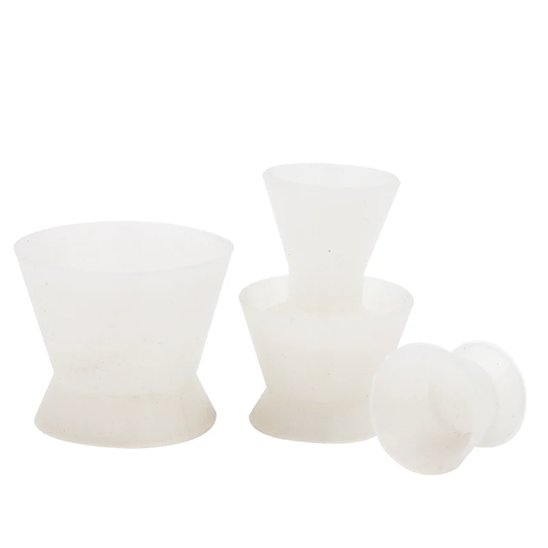 4 шт./компл. силиконовая чашка для смешивания самозатвердевающиеся чашки