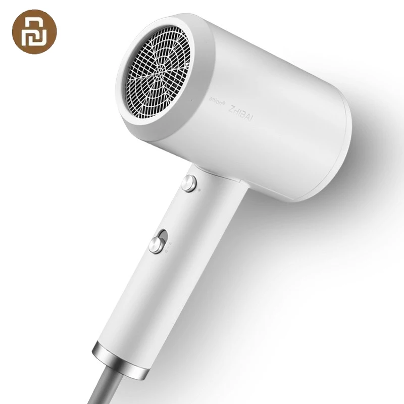 Оригинальный zhibai фен Mi ni Портативный анион HL3 1800 Вт 2 скоростной температурный для
