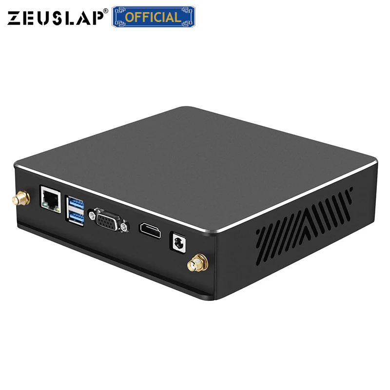 Мини ПК Intel Core i3/i5/i7 8 Гб RAM 128 Гб SSD HDMI-совместимый VGA двойной выход Win10 система двухдиапазонный WiFi Gigabit Ethernet - изображение
