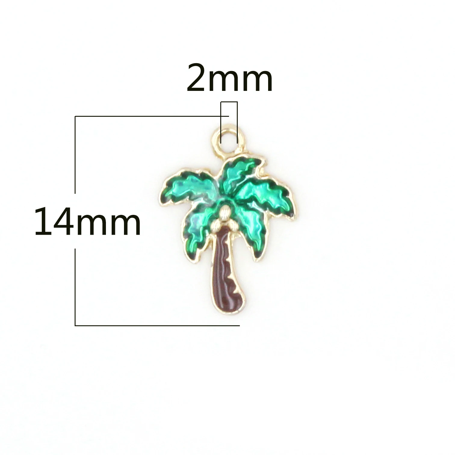 

10 шт./лот кокосовое дерево «сделай сам» с маслом и эмалью, шармы для изготовления ювелирных изделий, серьги, браслет или ожерелье