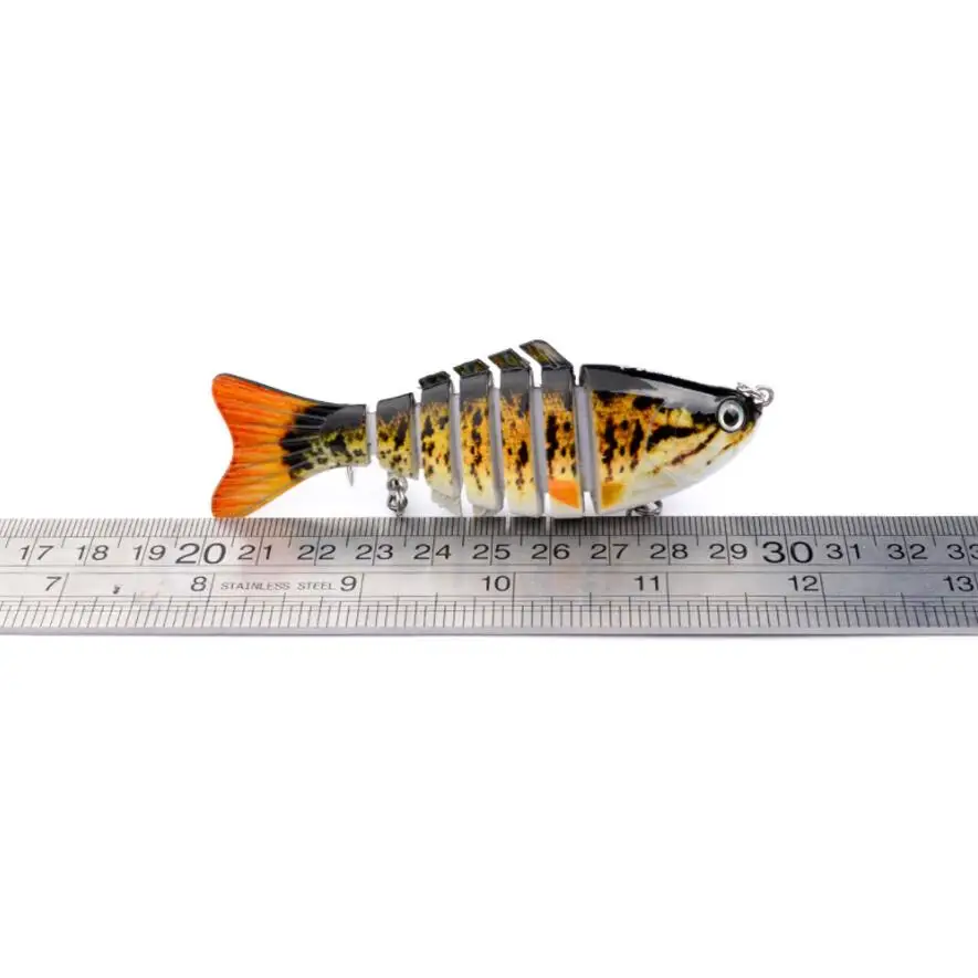 

1PCS Fishing Baits Trolling Swim Minnow Wobbler Multi-section Hard Bait100mm15g Artificial Crankbait Fishing tackleLure