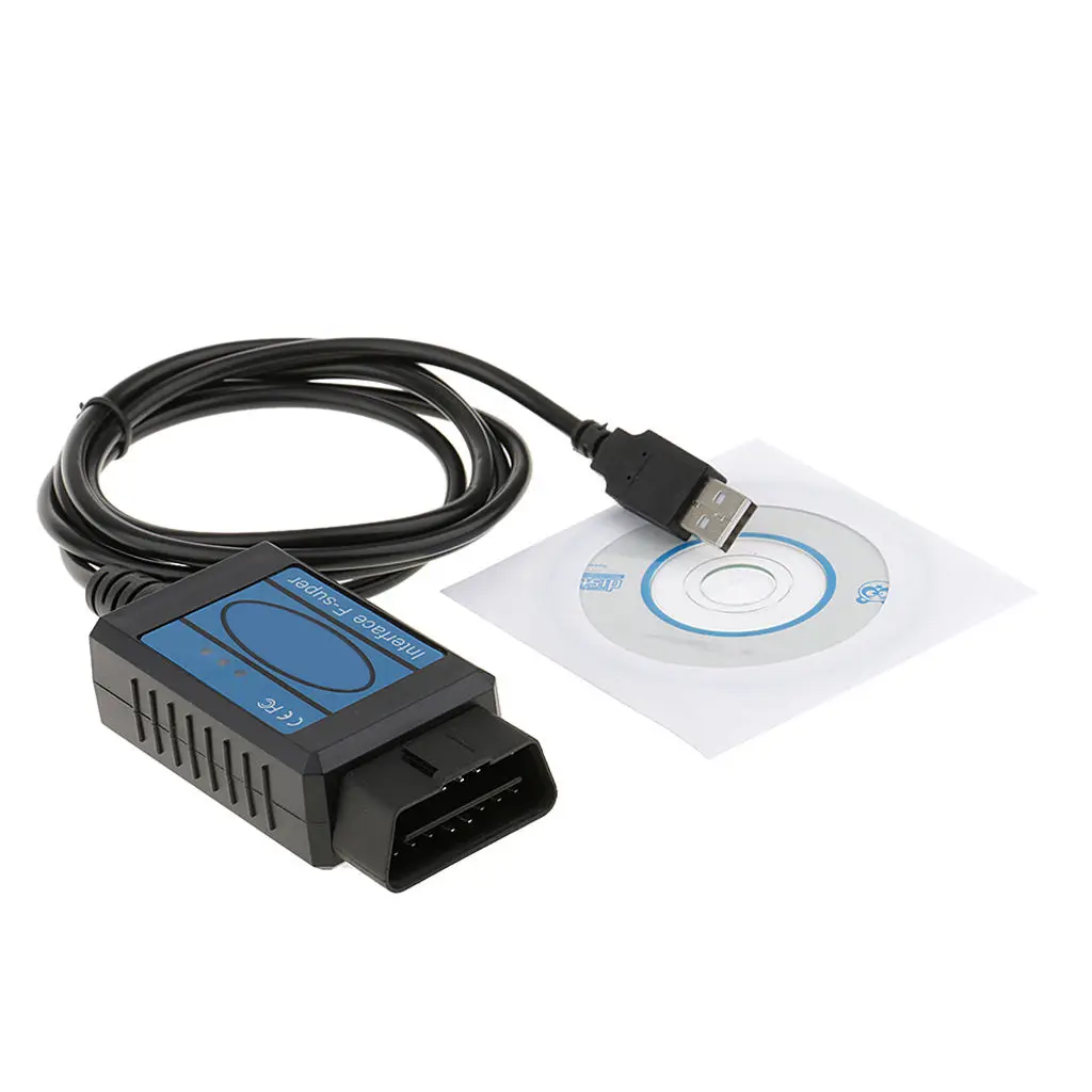 

Считыватель кодов автомобиля OBD2 диагностический сканер EOBD USB адаптер для Fiat