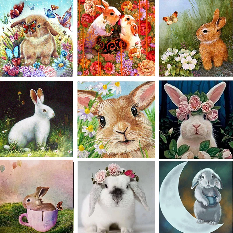 

Diamond Painting 5D Diamonds DIY Animal Cross Stitch Full Square Round Drill Embroidery Colorful Handmade Home Room Wall Decor
