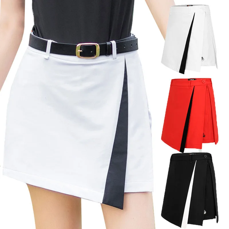 

Женская юбка для гольфа Pgm, летняя дышащая юбка, спортивная одежда для тенниса и гольфа, Женская облегающая юбка для бадминтона, 3 цвета
