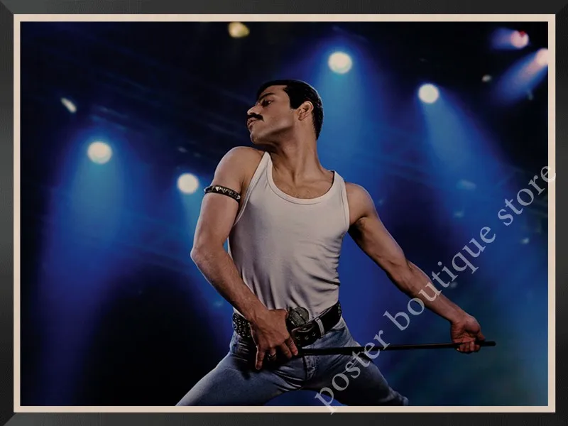Queen Band музыкальный плакат на крафт-бумаге Фредди Меркьюри, Brian мая винтажная Высококачественная декоративная роспись стены стикер