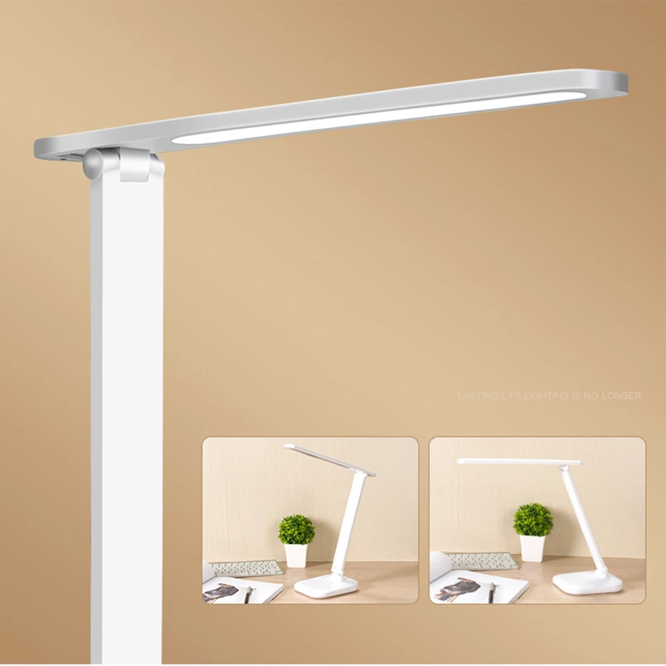 

Desk Lamp Touch Table Lamps For Living Room Gooseneck Desktop Foldable Dimmable Eye Protection Study Led Light Buil in Battery