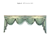 luxury valances custom dedicated links for curtain top decoration not including cloth curtain and tulle can be customized