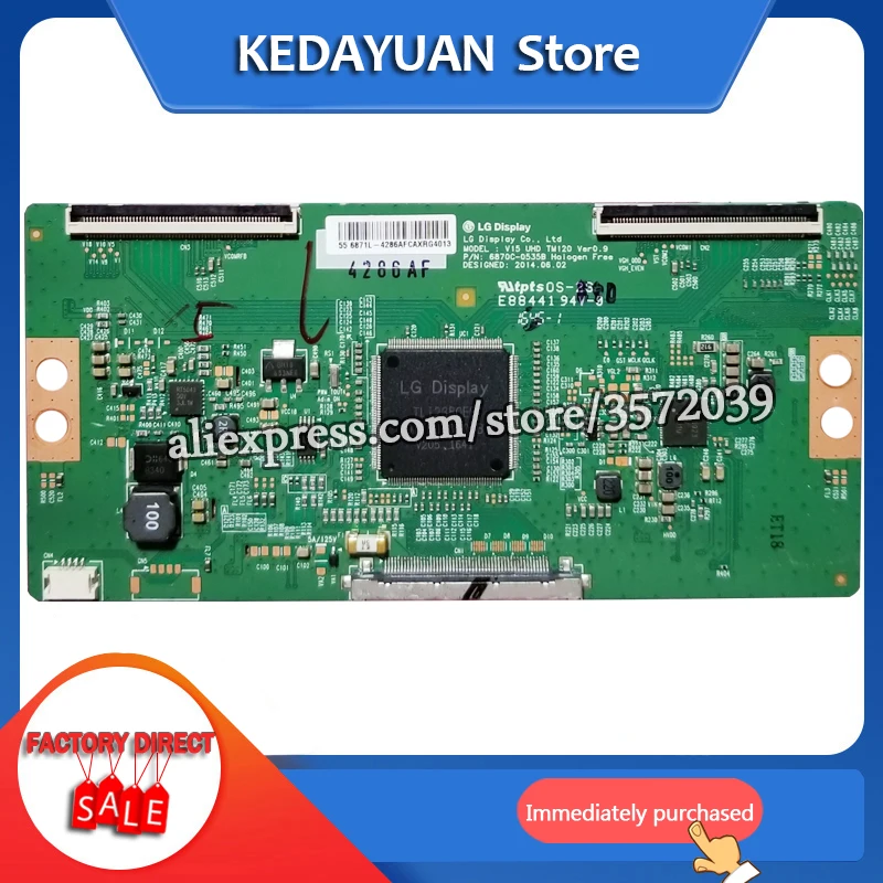 Бесплатная доставка оригинальный 100% тест для LG V15 UHD TM120 Ver1.0 6870C-0535C логическая