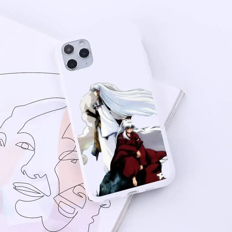 

Inuyasha Anime high quality Phone Case Candy Color for iPhone 6 7 8 11 12 s mini pro X XS XR MAX Plus
