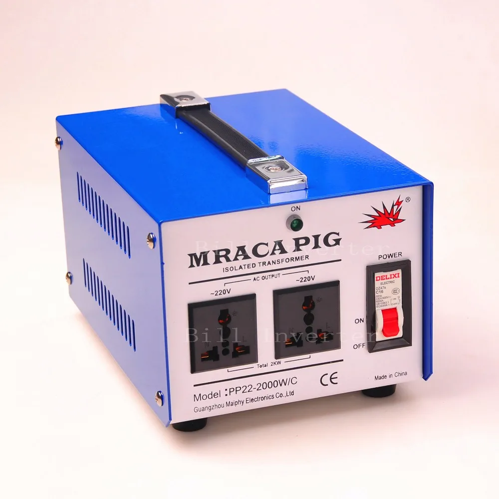 

Isolation Transformer Free DHL Real 2000W 220 Voltage to 220V